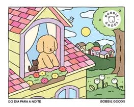 Livro - Do dia para a noite (Day to night) – Livro de colorir oficial Bobbie Goods