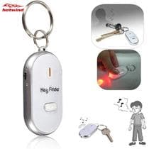 Localizador de Chaves Key Finder com Alarme de Assobio e Lanterna LED Rastreador Sonoro de Objetos - Localizador de Chaves Key Finder Assobio e Lanterna LED