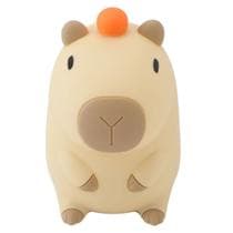 Luminaria Abajur Capivara Divertida Touch Muda Cor Recarregavel USB Mesa Divertida Iluminaçao Decoraçao - ideal importados