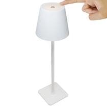 Luminária Abajur Inteligente De Mesa Led Portatil Branco - X-Cell