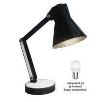 Luminaria Articulada Mesa Abajur Escritório Estudo Quarto - Marx greg 3d