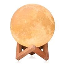 Luminária Lua Cheia 3D Umidificador Aromatizador USB para Mesa de Cabeceira - DESERT ECOM
