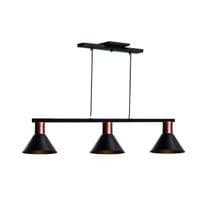 Lustre Luminaria Pendente Triplo Costa Rica Aluminio Decor - IDEALLUME