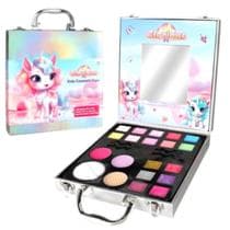 Maleta Cromada de Maquiagem Infantil com 22 Itens Diversos - GBG STORE