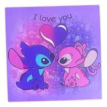 Maquiagem Infantil Paleta Sombra Lilo Stitch Menina Cores Vibrantes Stitich Angel Com Espelho - Disney