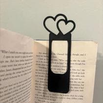 Marcador Pagina Livro Caderno CORAÇÕES UNIDOS BOOKMARK Criativo Leitura Divertido personalizado - MIXSHOP