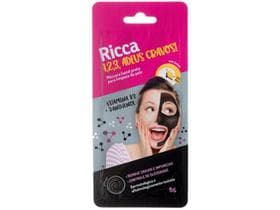 Máscara Preta Facial Ricca - 1,2,3 Adeus Cravos!