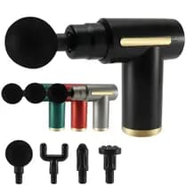 Massageador Elétrico Profissional Muscular Corporal Forte Recarregável 6 Velocidade Massagem - New
