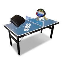 MINI MESA PING PONG Júnior MDP 12mm 1003 KLOPF + Kit 5055 + Kit 6 Bol. Brancas + Capa