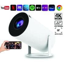 Mini Projetor Portátil 4K Android 11 WiFi 5G Bluetooth HDMI - Cinema Em Casa Com 8000 Lumens E 1080P Full HD