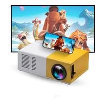Mini Projetor Portátil Curta Distancia Led 1080p 600 Lúmens Hdmi YG300 - MB Store