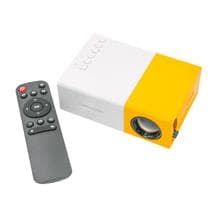 Mini Projetor Portatil Retroprojetor Data Show Datashow Progetor Led 1080p Full HD Cinema Em Casa No Quarto De Imagem Parede Celular HDMI USB Bivolt - Genérico