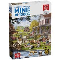 Mini Quebra-cabeça 1000 peças Domingo na Fazenda - Grow