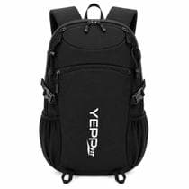 Mochila Esportiva 24L Poliéster Academia Camping Trilha com Apito Reforçada CorPreto - Yepp Fit