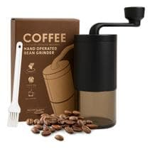 Moedor de Café Manual com Ajuste de Moagem Portátil Cozinha e com Manivela para Grãos Resistente - MEGALU DROP RIO