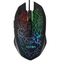 Mouse Gamer 6 Botões 2400DPI LED Com Fio para Jogos - Aston