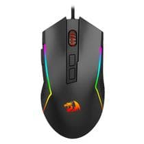 Mouse Gamer Redragon Trident Lite RGB 8000dpi 7 Botões Macro Ergonômico USB PC M613 Preto - Red Dragon