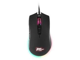 Mouse Gamer RGB Philco Óptico 5000DPI - 7 Botões PMS70 Preto Original