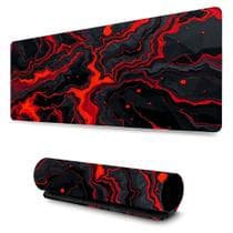 Mouse Pad Gamer Profissional Grande Confortavél Anti Derrapante 90x40cm lava Vulcânica - Undawn