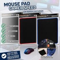 Mouse Pad Gamer Speed Grande Premium Borda Costurada Antiderrapante Alta Precisão Extra Grande Para Teclado e Mouse - importado