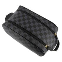 Nécessaire Grande/ Masculina Feminina / Organizadora Viagem/Porta Chuteiras / Porta Maquiagens PRETA - W&S bolsas e acessórios