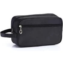 Necessaire Masculina Feminina Alça Lateral Para Organizador de Viagem em Couro - New Bag