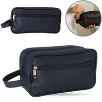 Necessaire Masculina Grande Organizadora Couro bolsa porta objeto Viagem Trabalho Academia Presente MONOLO
