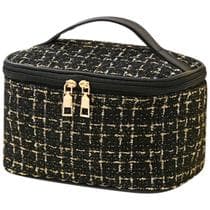 Necessaire Organizador Feminino Viagem Tweed Com Alça - Minymix