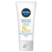 NIVEA Sun Protetor Solar Facial Toque Seco Antissinais Fps70