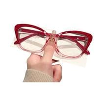 Óculos De Leitura Femininos Estilosos Com Armação Em Cores Contrastantes E Lentes Transparentes, - VIGNYBURKE