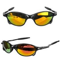oculos sol praia laranja masculino preto proteção uv lupa verão qualidade premium presente estiloso casual social - Orizom Relogios