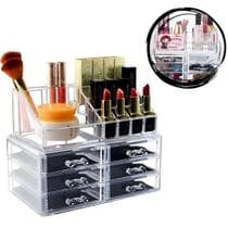 Organizador Cosméticos Porta Maquiagem De Acrílico 6 Gavetas - Tesla Store