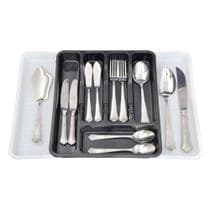 Organizador De Gaveta Com Extensor Resistente Organizador Talheres com Divisórias Resistente - Plásticos Santana