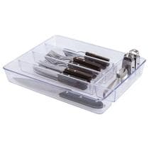 Organizador De Talheres Grande Ideal Cozinha Gaveta - 1 Unidade - PLASTUTTI