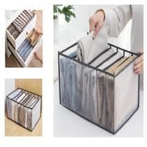 Organizador gaveta guarda roupa closet porta camiseta jeans roupeiro dobravel 7 divisorias grande - Gimp