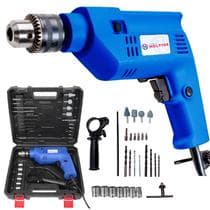 Parafusadeira e Furadeira Elétrica De Impacto 750w Com Maleta - Holtter Ferramentas