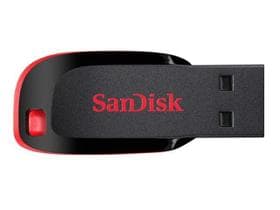 Pendrive Sandisk Cruzer Blade 32gb 2.0 Preto E Vermelho