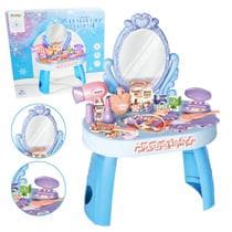 Penteadeira Infantil com Acessórios Maquiagem Brinquedo Beleza