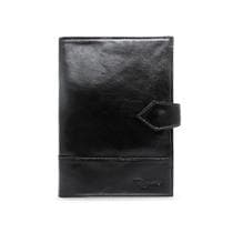 Porta Agenda de Couro - Preto - Relicário