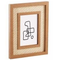 PORTA-RETRATO 10X15 em MDF com Rattan MART 13295