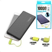 Power Bank 10000mAh Compatível Samsung, Xiaomi - ROMI