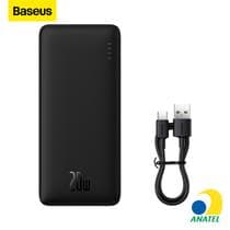 Power Bank Baseus Airpow 10000mah Turbo 20w Cabo Usb-c