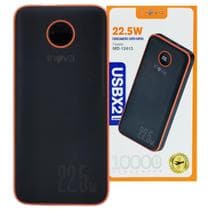 Power Bank Carregador Portátil 22.5W Turbo 10.000mAh 2 USB Display de Bateria Original Inova