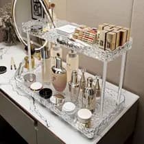 Prateleira Organizador Diamante Porta Maquiagem Cosméticos Banheiro - Y888