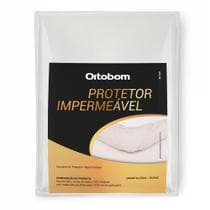 Protetor Capa de Colchão Impermeável com Elástico Solteiro - Ortobom