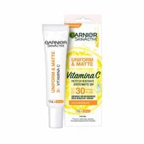 Protetor Solar Facial Hidratante Garnier Uniform & Matte Vitamina C FPS30 - Garnier Skin