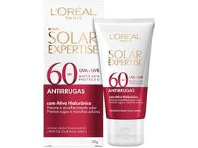 Protetor Solar Facial L'Oréal Paris Solar Expertise Antirrugas FPS 60