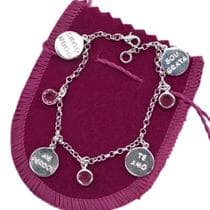 Pulseira Bracelete Feminina Folheada Prata 925 Legítima - Papillon Semi Jóias
