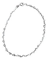 Pulseira Feminina Coração Prata 925 Legítima - Shogun