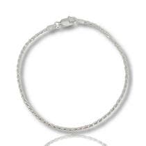 Pulseira Feminina Prata Maciça 925 Cordão Baiano - Lojas La&Ny
